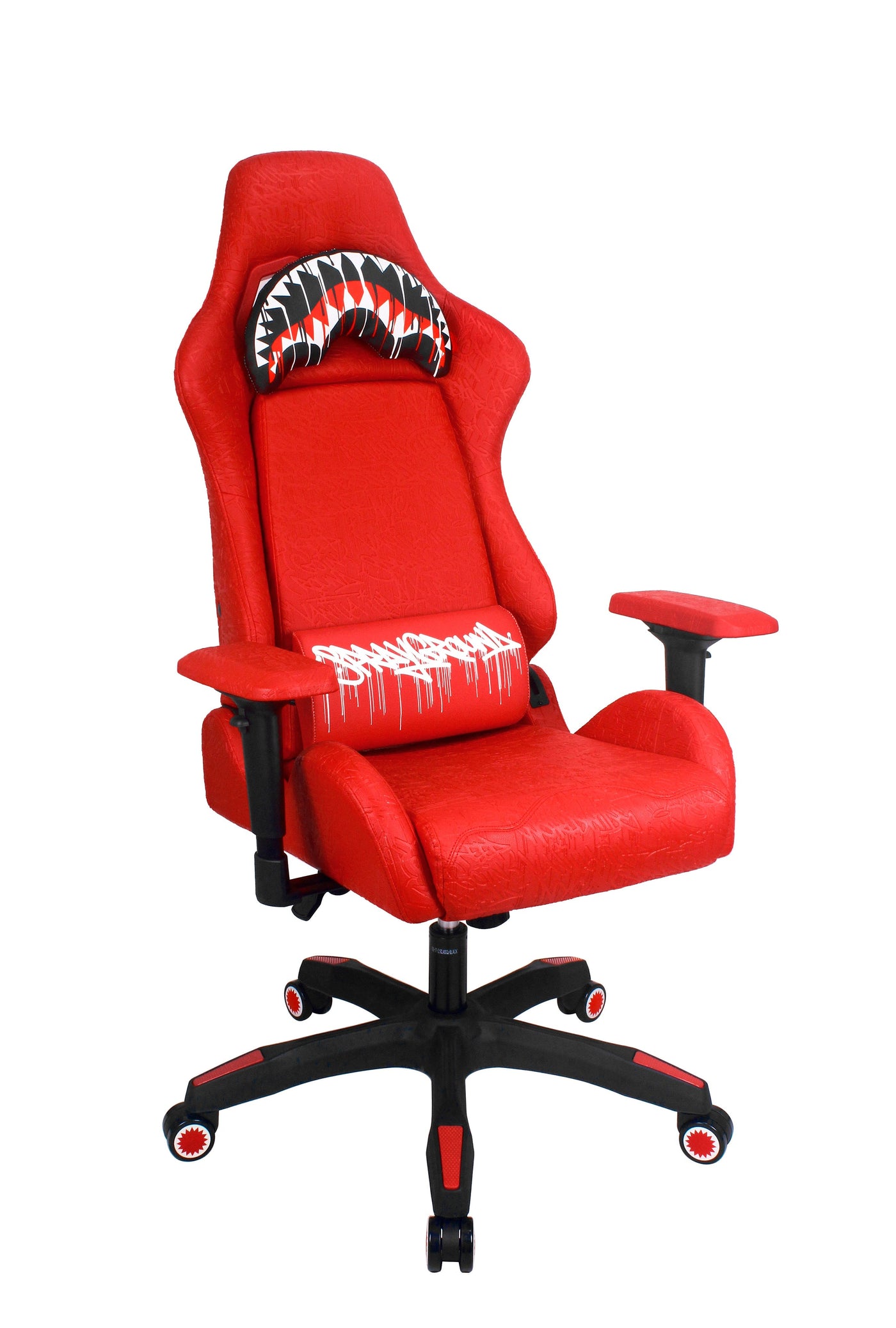 RED SCRIBBLE GAMING CHAIR
