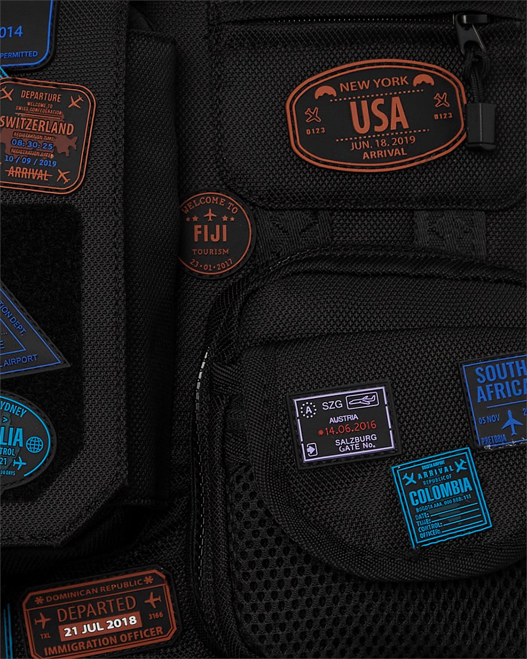 JAMES PASSPORT STAMPS SPECIAL OPS BACKPACK