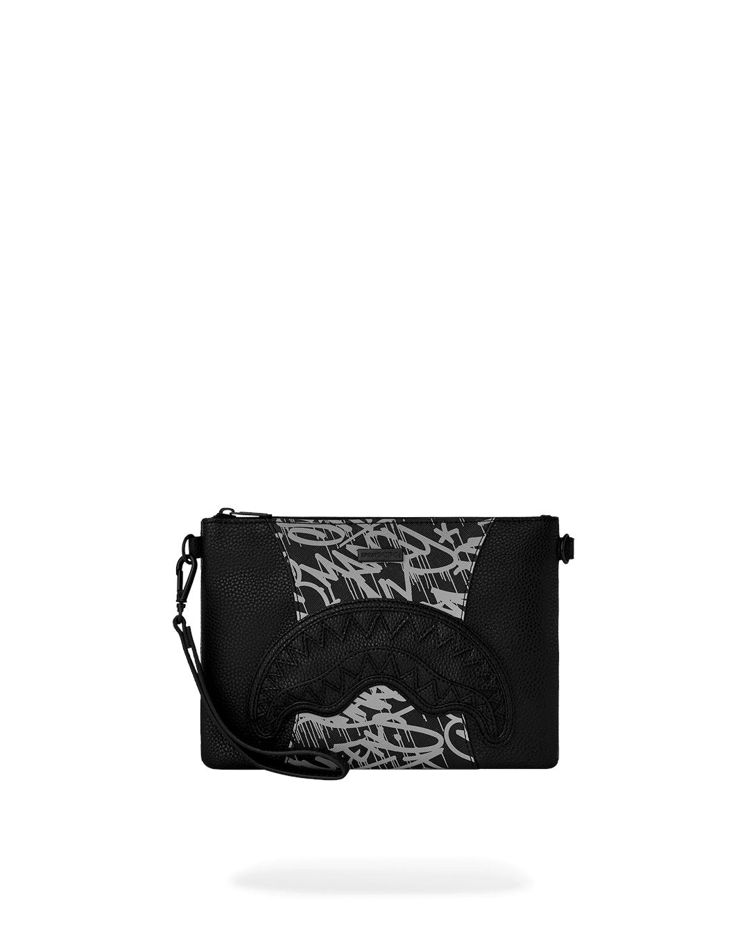 MIDNIGHT RACEWAY GRAFFITI CROSSOVER CLUTCH W/ SHOUDLER STRAP