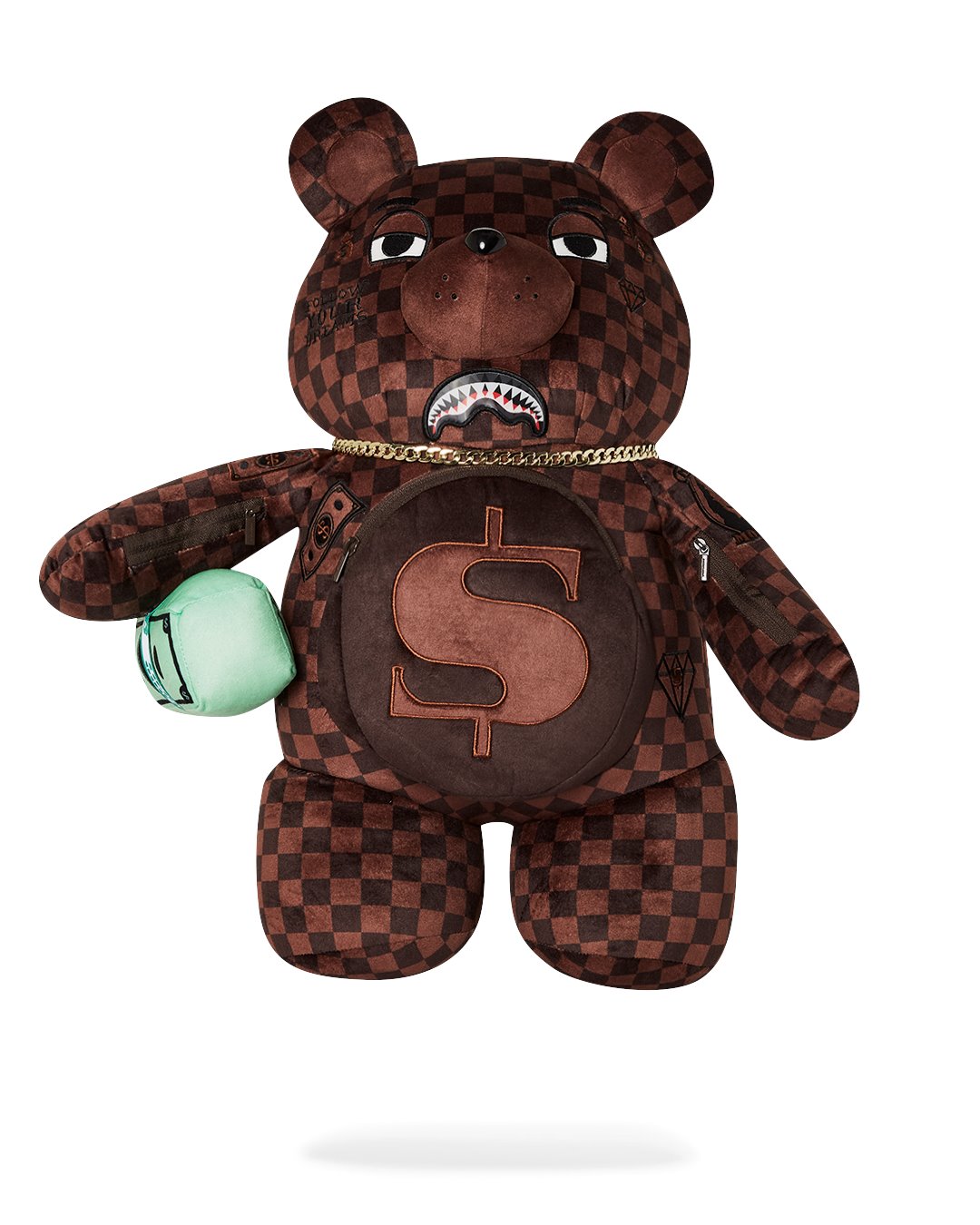 SHARKS IN PARIS LENTICULAR CHOMP MONEYBEAR BACKPACK