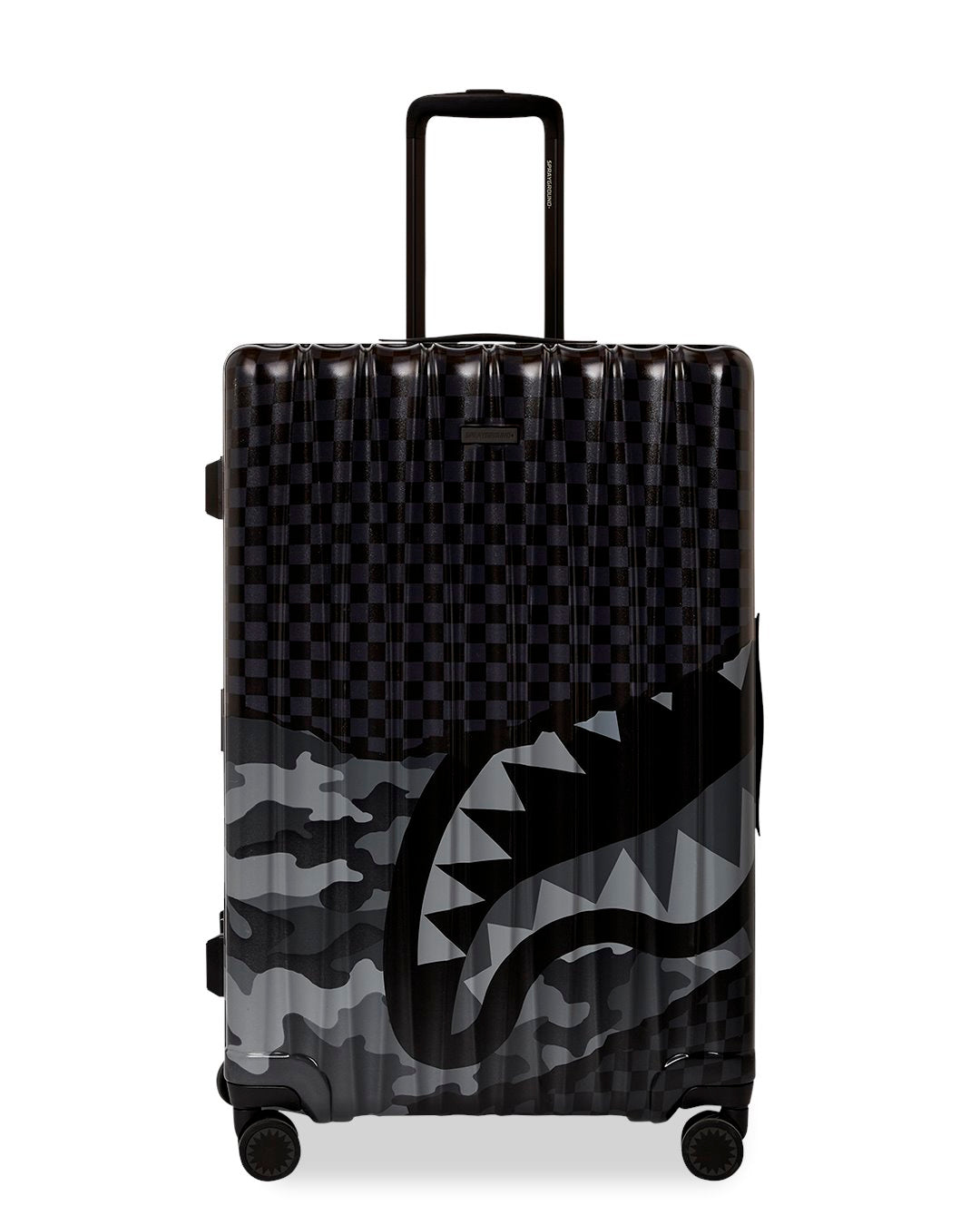 SPLIT UP CAMO TEAR: LARGE HARDSHELL LUGGAGE