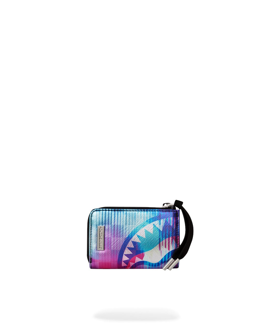 METALLIC TYE DYE CHECK WALLET