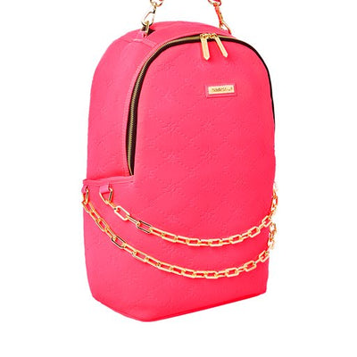 PINK EMBOSSED DLXSF BACKPACK