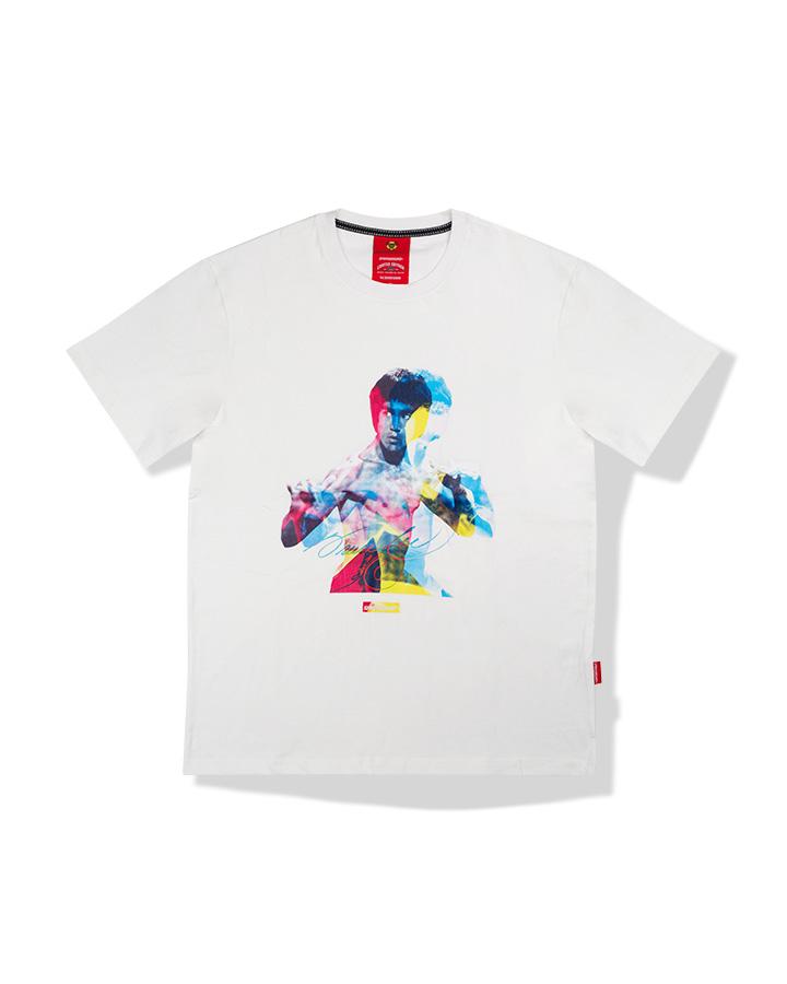 T-SHIRT BRUCE LEE 3D  WHITE