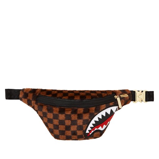 SPRAYGROUND FUR SHARKS IN PARIS SAVVY CROSS-BODY