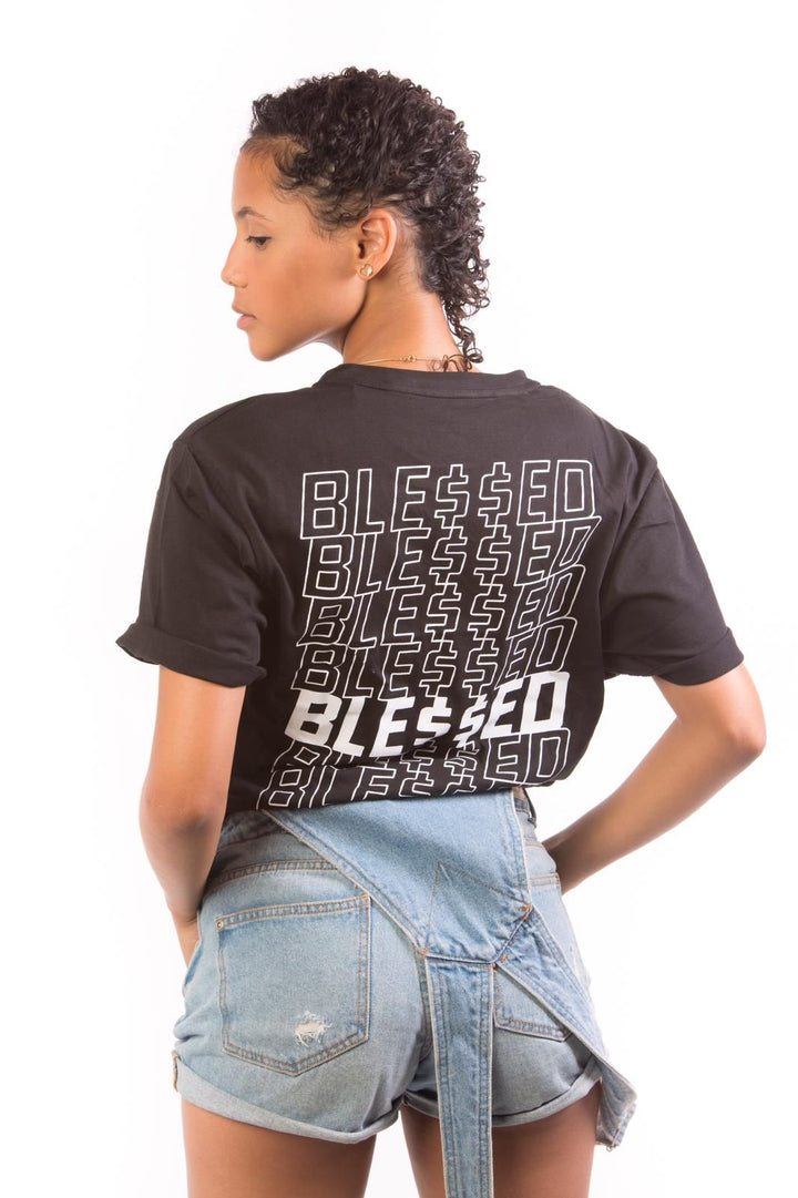 T- Shirts Blessed  Black