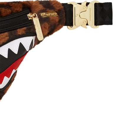 SPRAYGROUND FUR SHARKS IN PARIS SAVVY CROSS-BODY