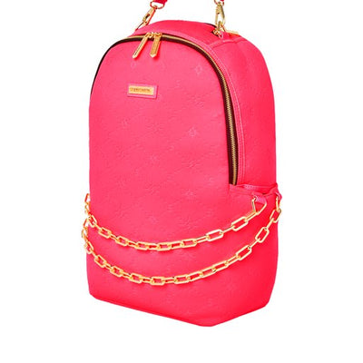 PINK EMBOSSED DLXSF BACKPACK