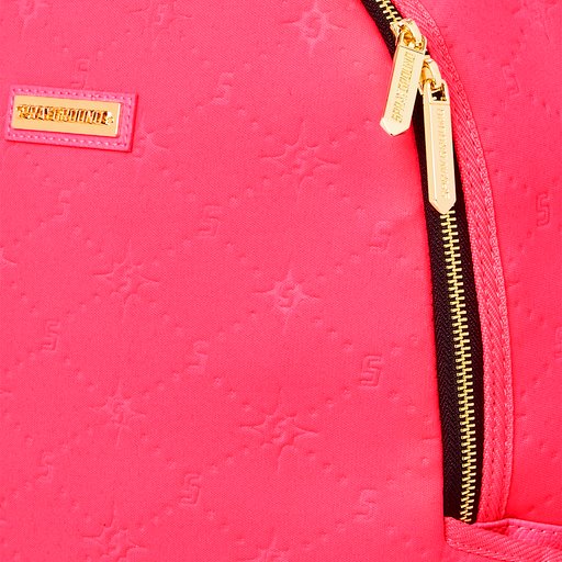 PINK EMBOSSED DLXSF BACKPACK