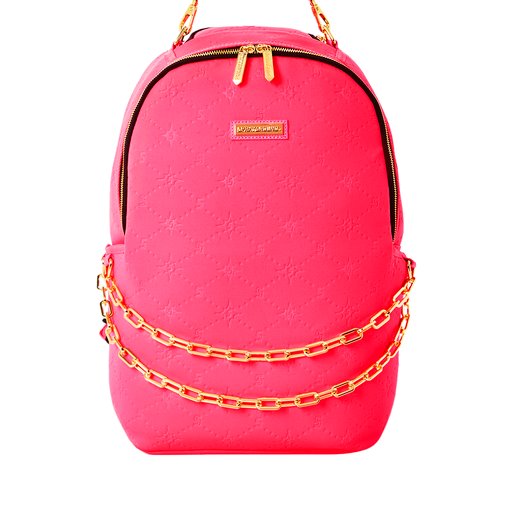 PINK EMBOSSED DLXSF BACKPACK